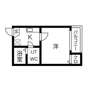 愛知県名古屋市守山区西島町（アパート）の賃貸物件の間取り