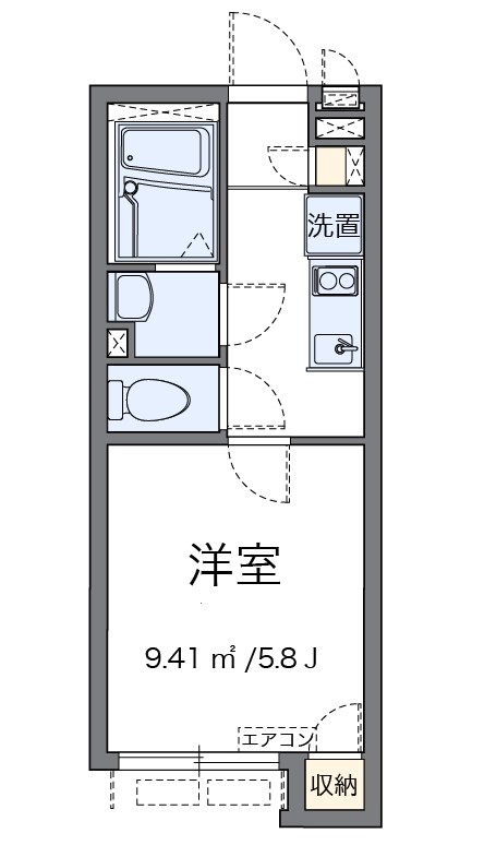 アルカディア長沢の間取り