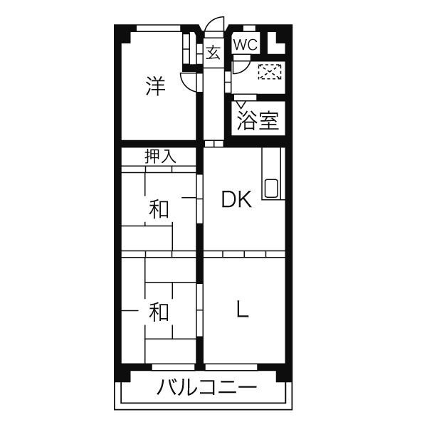 シャイン高鐘の間取り