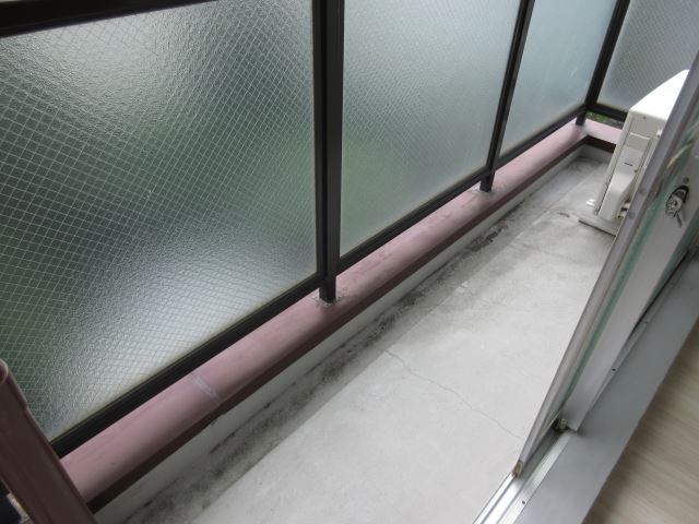 バルコニー　外に洗濯物干せます！