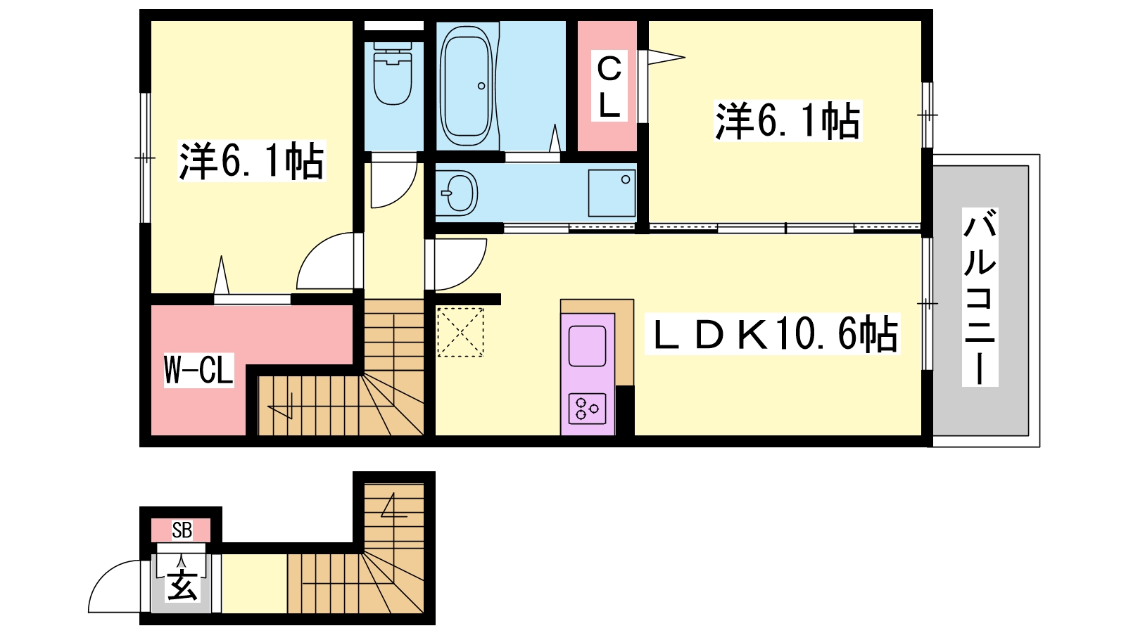 Ｄ－ｒｏｏｍ社の間取り