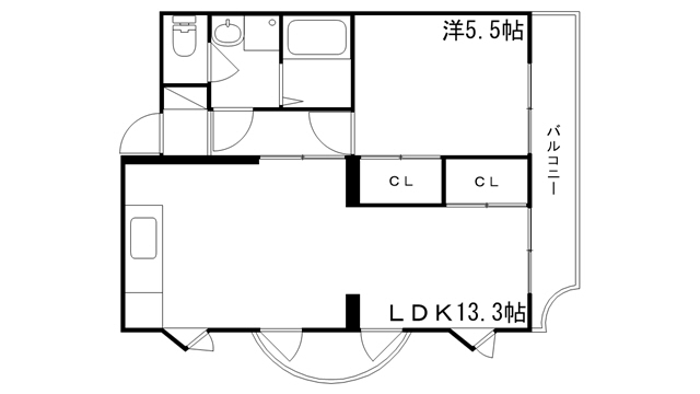 たつの市揖西町小神のマンションの間取り