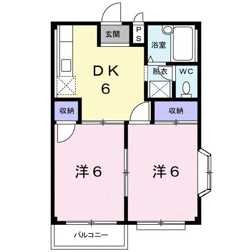 エルディムキムラIIの間取り