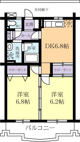 クレアールの間取り