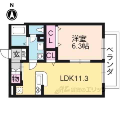 ハイツなごみの間取り