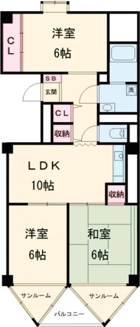 パシフィック江古田マンションの間取り