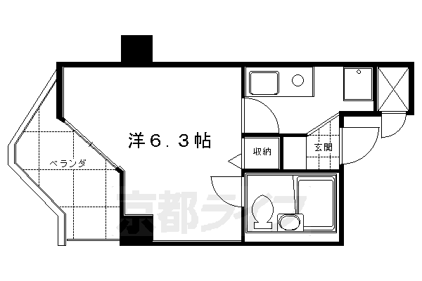 デ・リード桃山南の間取り