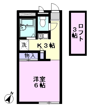 グレースマンションＢの間取り