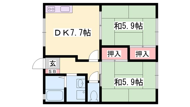 アコーデリア元禄の間取り