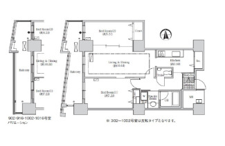 【アクティ汐留の間取り】