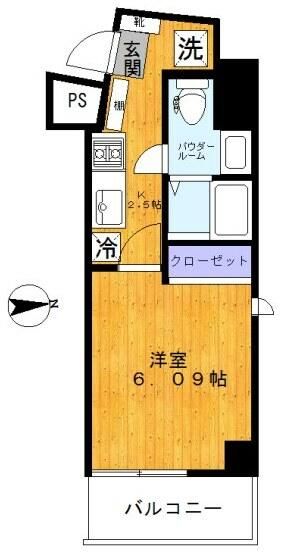 【旗ヶ岡アパートメントの間取り】