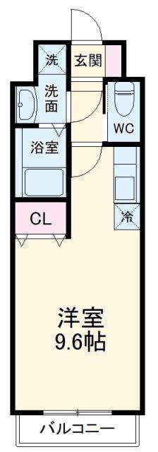 市川市堀之内のマンションの間取り