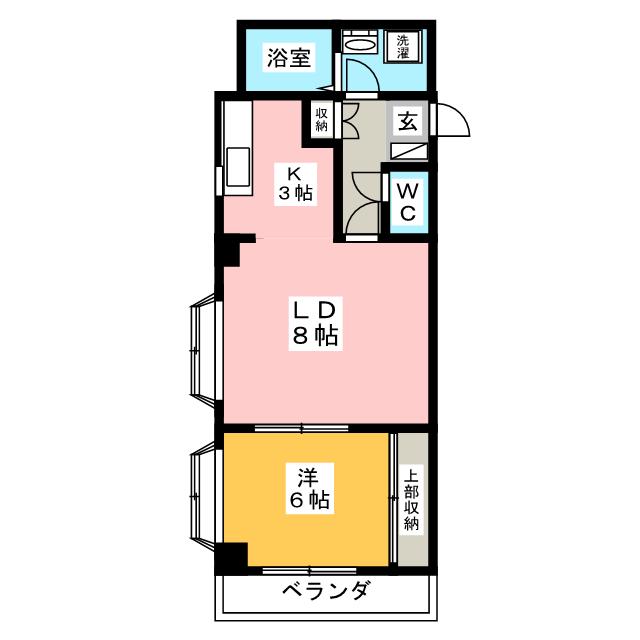 クレスト武蔵小杉の間取り