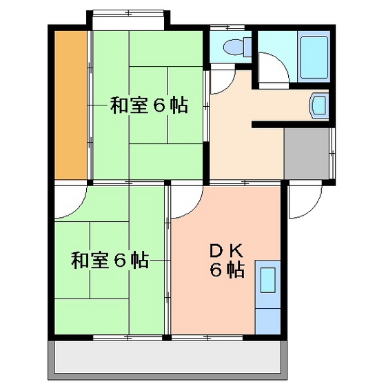 琴平コーポの間取り