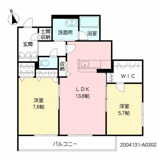 ガーデンＲＥＩ足立山麓の間取り