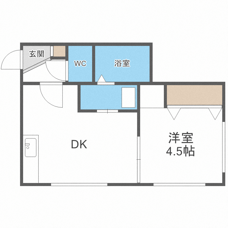 ブランノワール北２条の間取り