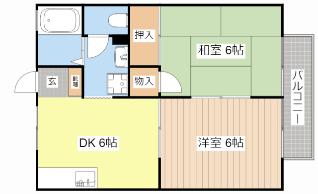 ギオンハイツの間取り