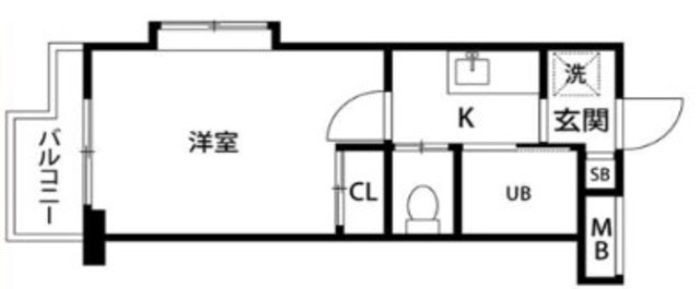 スカイコート馬込の間取り