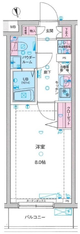 GENOVIA亀戸水神 skygardenの間取り