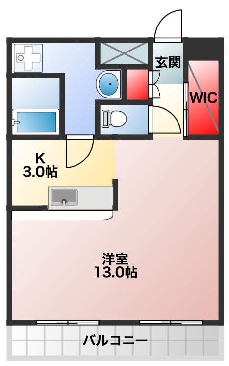 少林寺ＴＫハイツの間取り