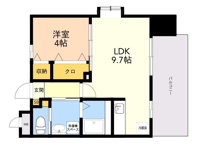 ヴィンテージ大濠の間取り