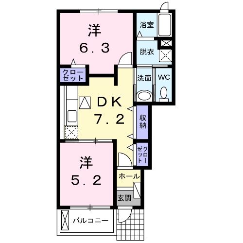 プリムローズの間取り