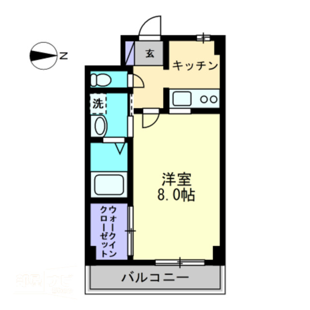 福山市霞町のマンションの間取り