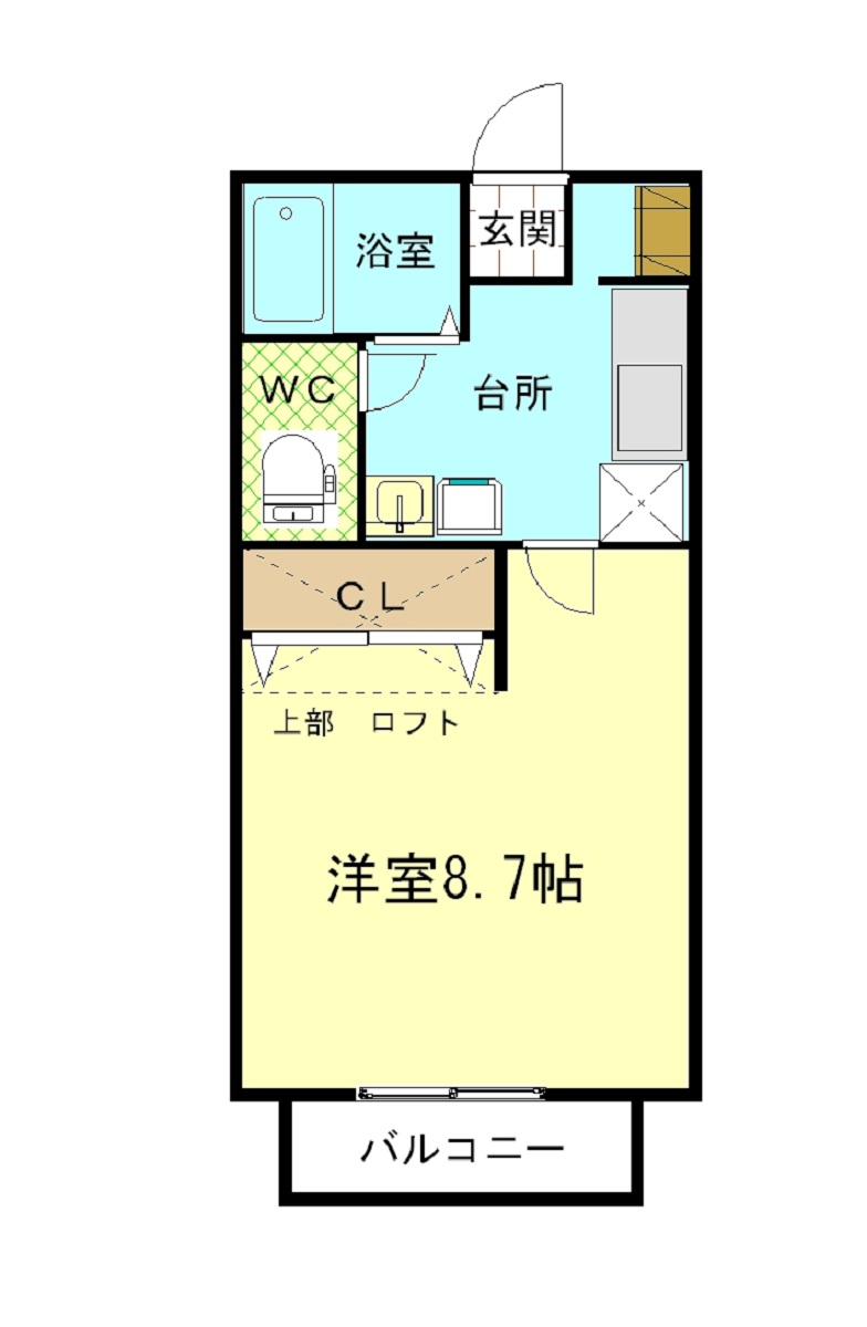 オレンジ弐番館の間取り