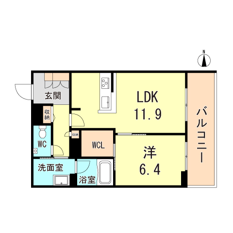 シャーメゾン潮見台の間取り