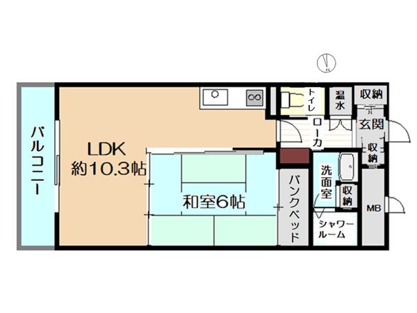 バーデンファミリエ草津の間取り