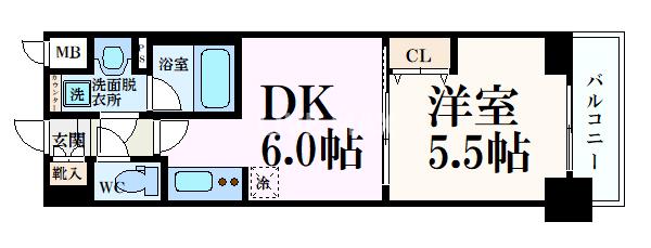 ベラジオ雅び京都西院の間取り