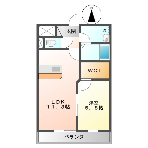 プレステージ千種　Ｃ棟の間取り