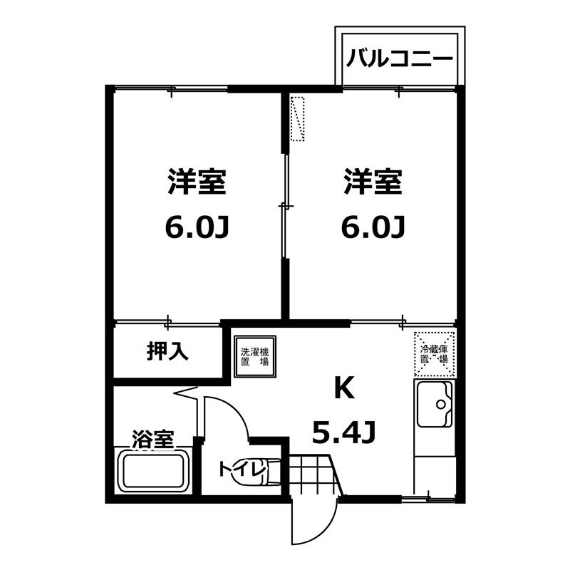 COSMOS N&T I Ｂ棟の間取り