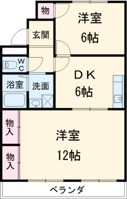 マンションミネの間取り