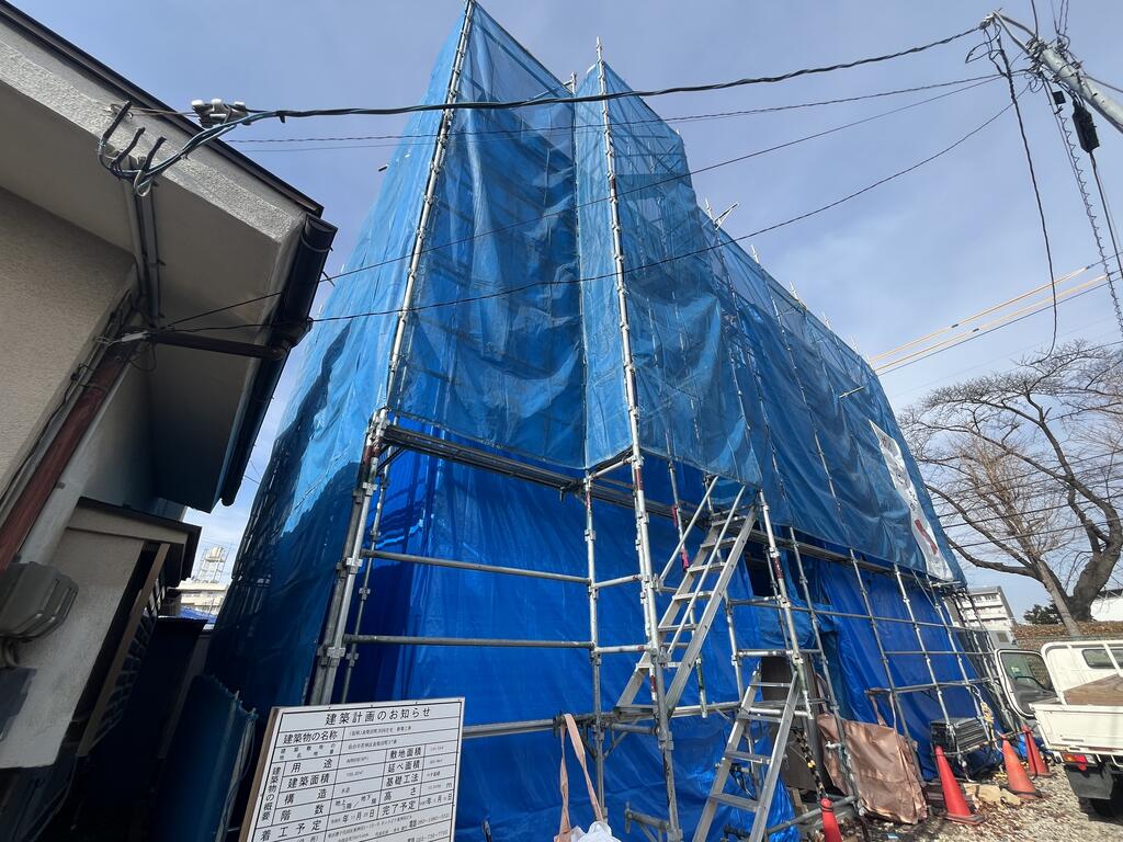 【仮称）表柴田新築APの建物外観】