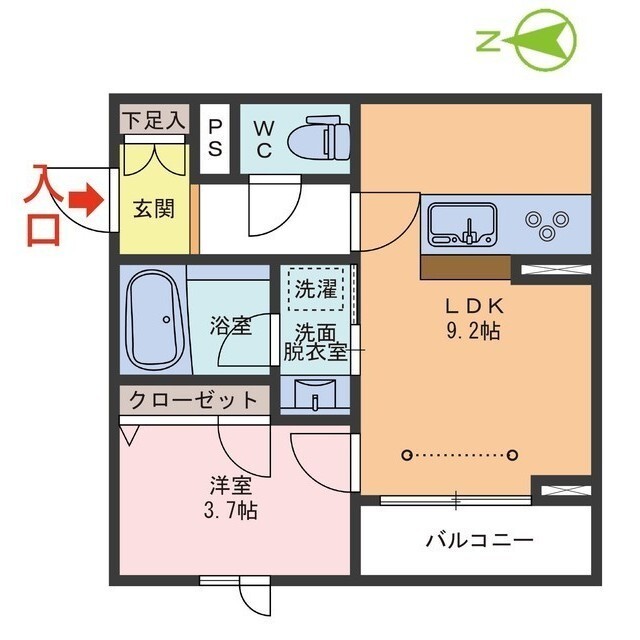 クローリス成和の間取り