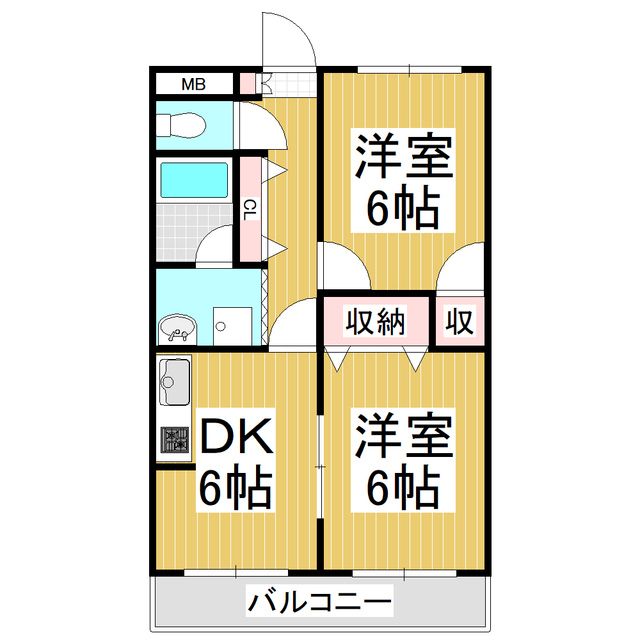 アメニティーシャトー並柳の間取り