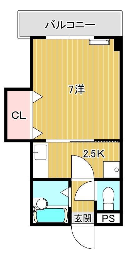 ウェルス下関の間取り