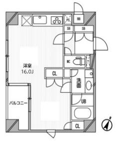 フロンティアテラス目黒の間取り