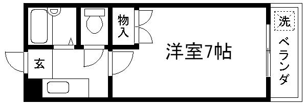 ヒューマンハイツの間取り