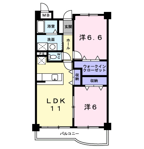 ラグジュアリーの間取り