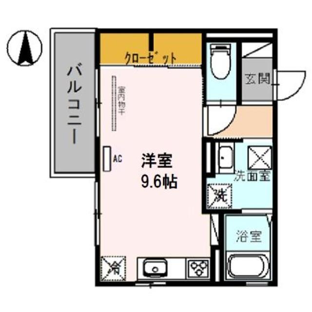 和歌山市西汀丁のアパートの間取り