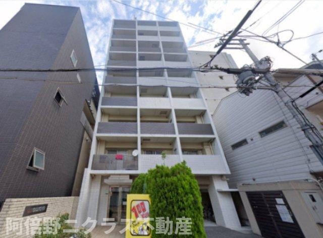 大阪市阿倍野区王子町のマンションの建物外観