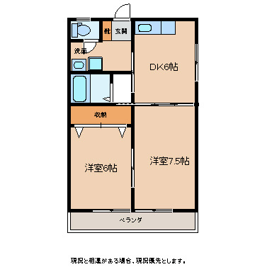 藤グリーンハイツの間取り