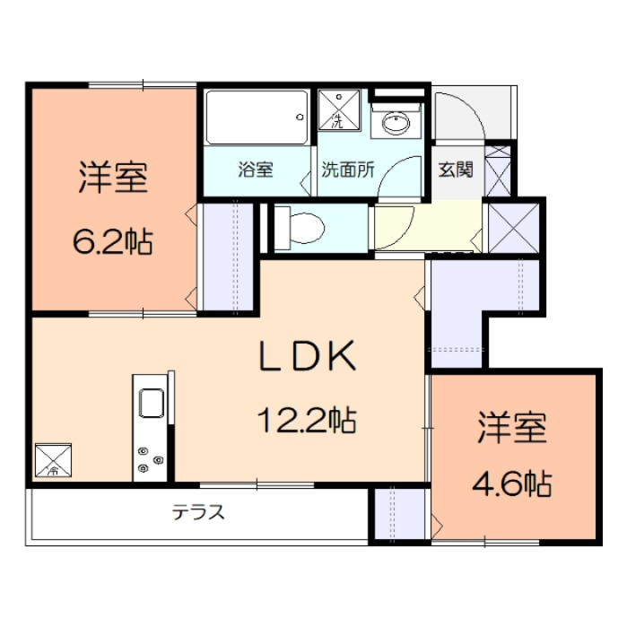 結光館の間取り