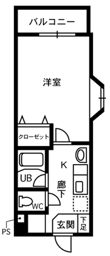 エイティ敦賀の間取り