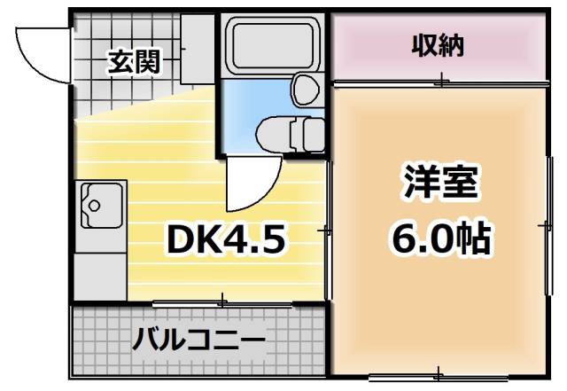 ハイネスカワマタの間取り