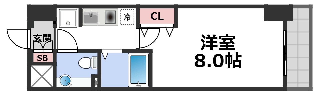 ロジェ今福鶴見の間取り