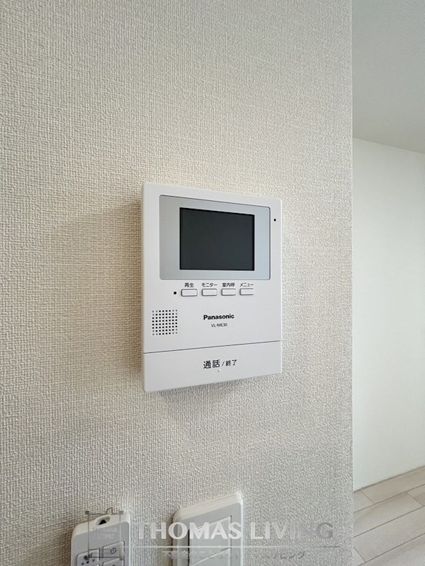 セキュリティ　TVモニターホン付きで来訪者の際も安心。
