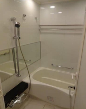 バス・シャワールーム　浴室乾燥機付きバス。